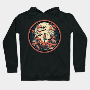 Booklover Halloween Gift Books Hoodie